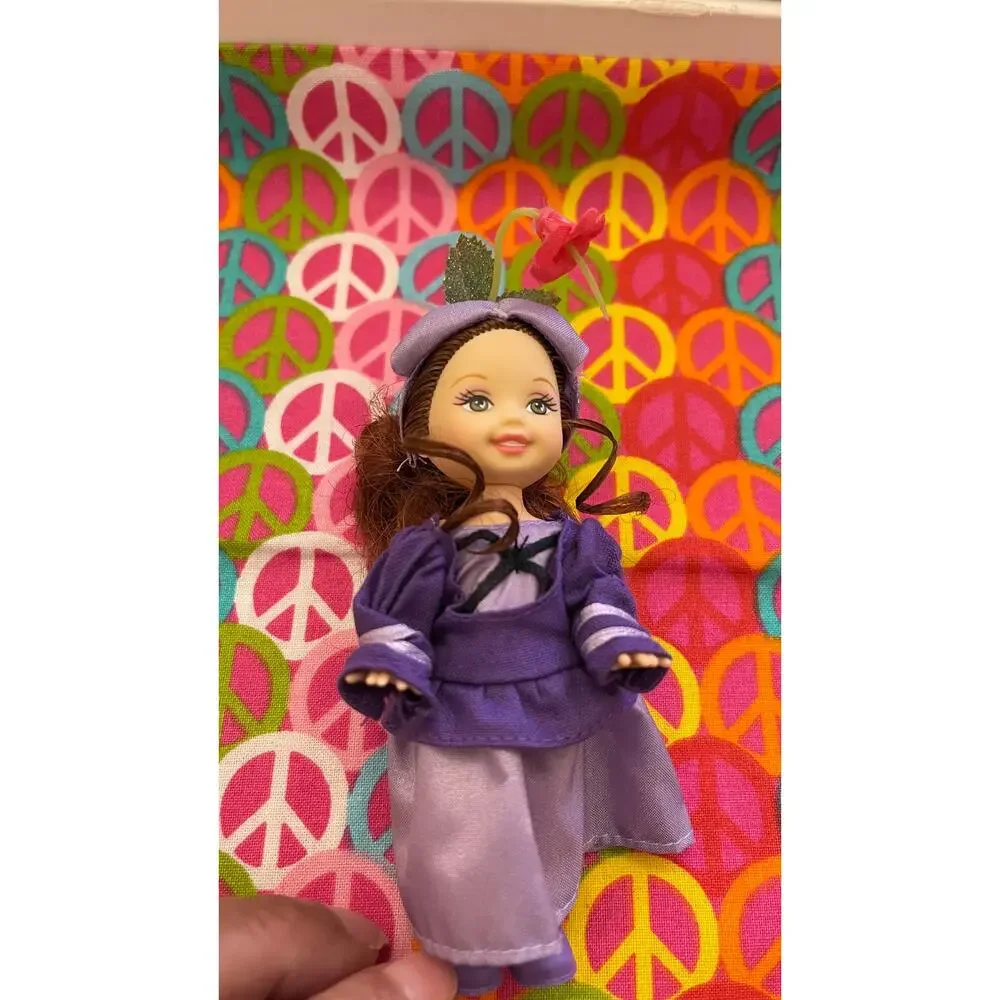 Kelly Munchkins Doll Barbie 2006 The Wizard of Oz Munchkins Pink LABEL 4.5